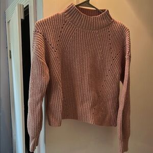 Gap Cozy Pink Knit Sweater